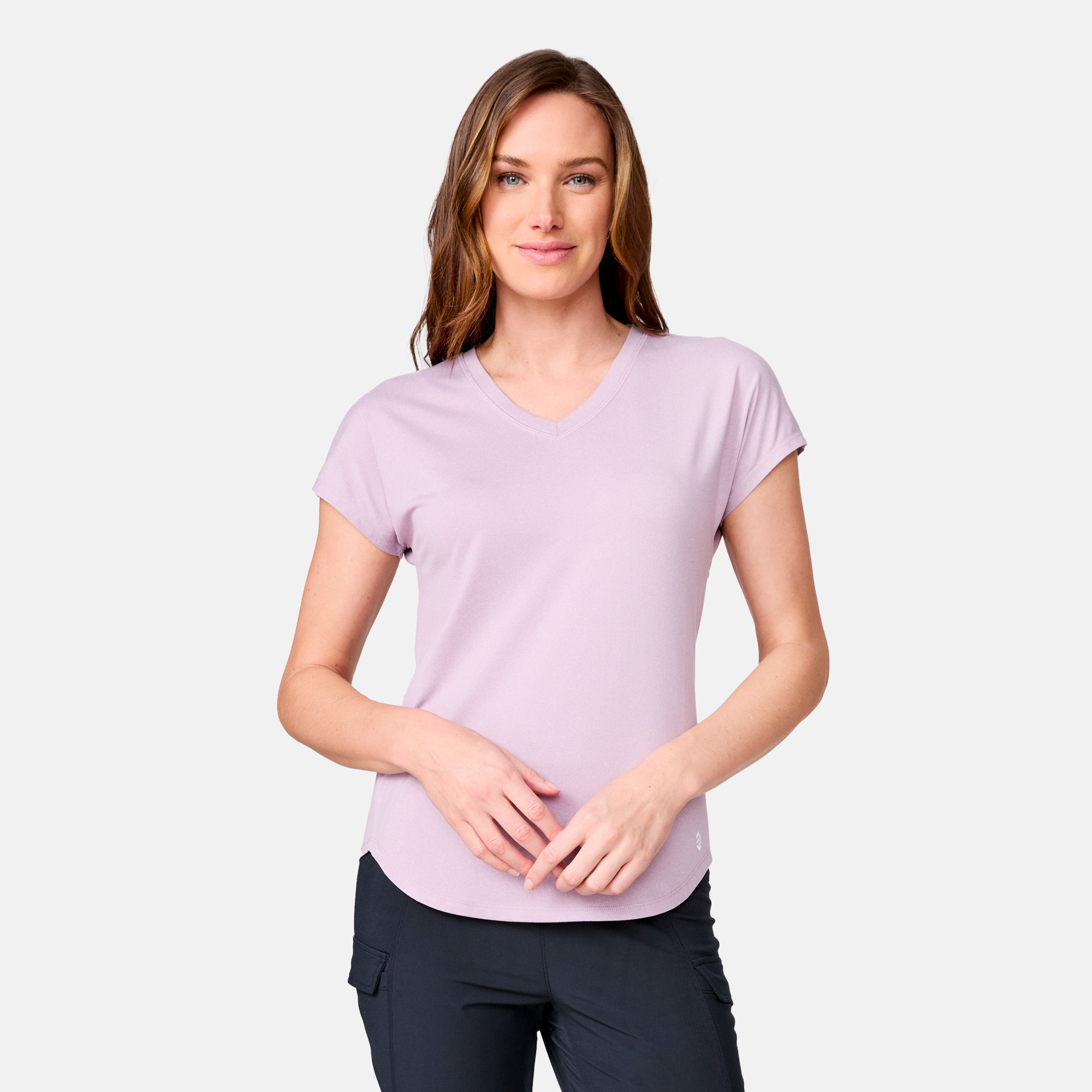 売れ筋商品|||フリー カントリー カットソー トップス レディース Women's Microtech Chill B Cool Tee Wisteria Women's Microtech® Chill B Cool Tee – Free Country