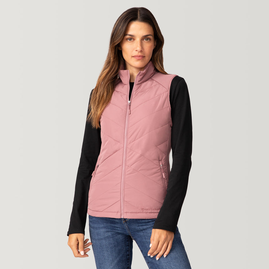 Women's Quilted Hybrid Vest