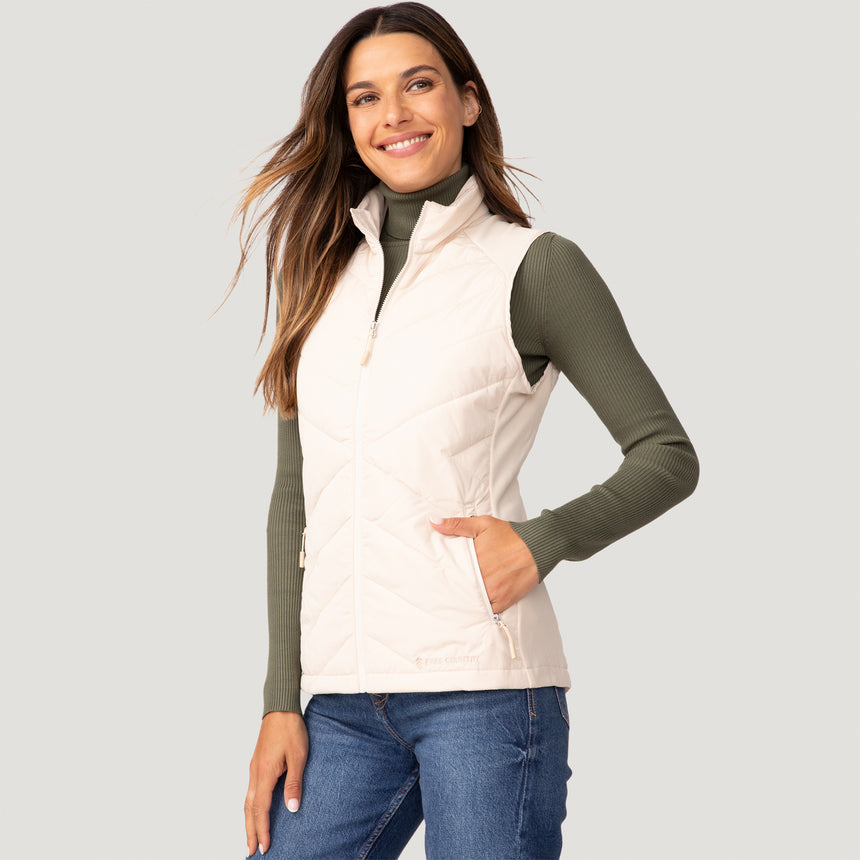 Women's Quilted Hybrid Vest