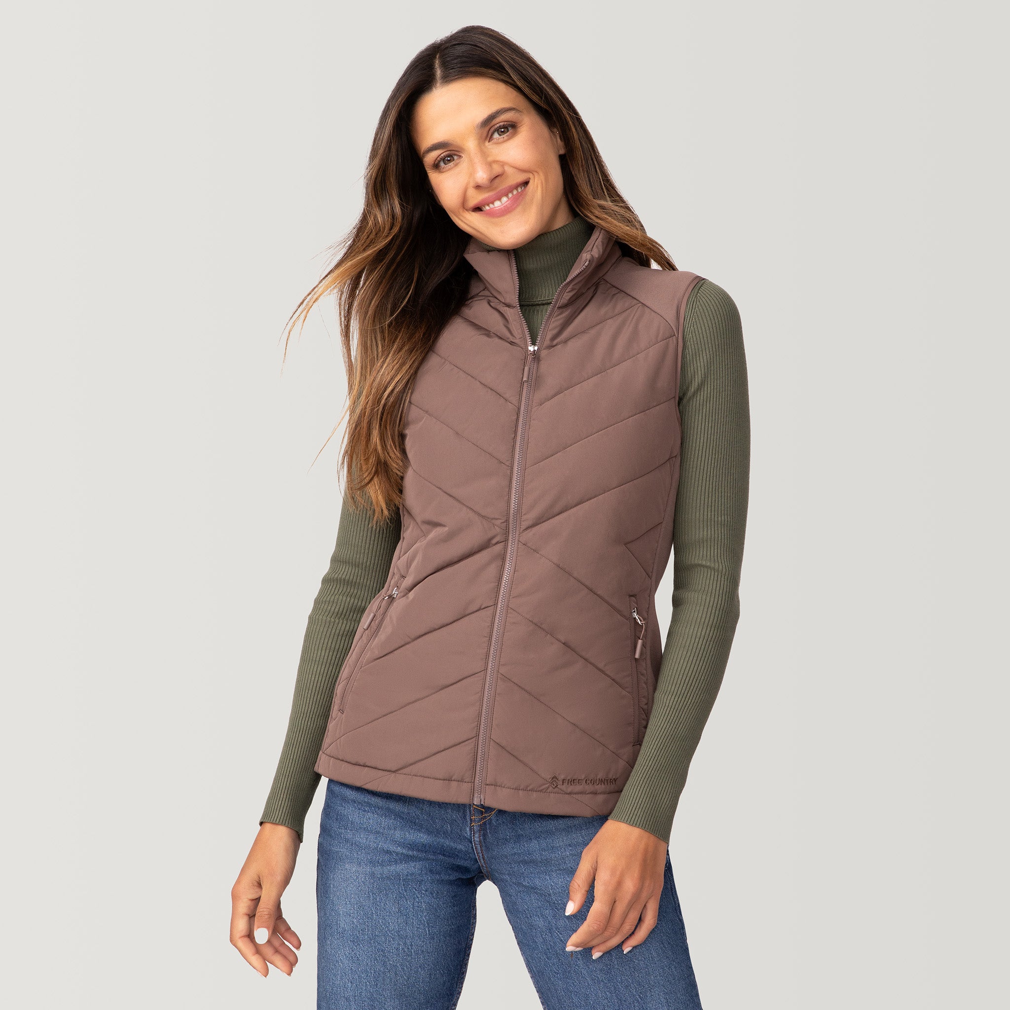 Quilted hot Womens Vest