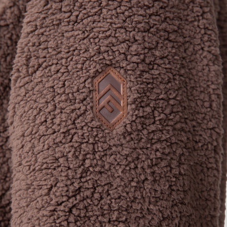 Women's Sherpa Shacket - S - Driftwood #color_driftwood