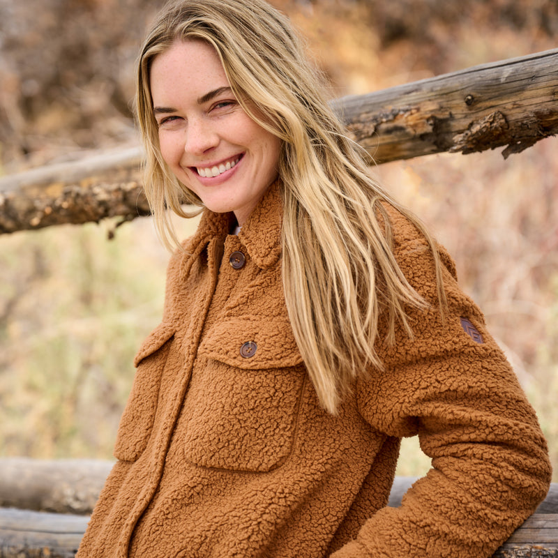 Women's Sherpa Shacket – Free Country