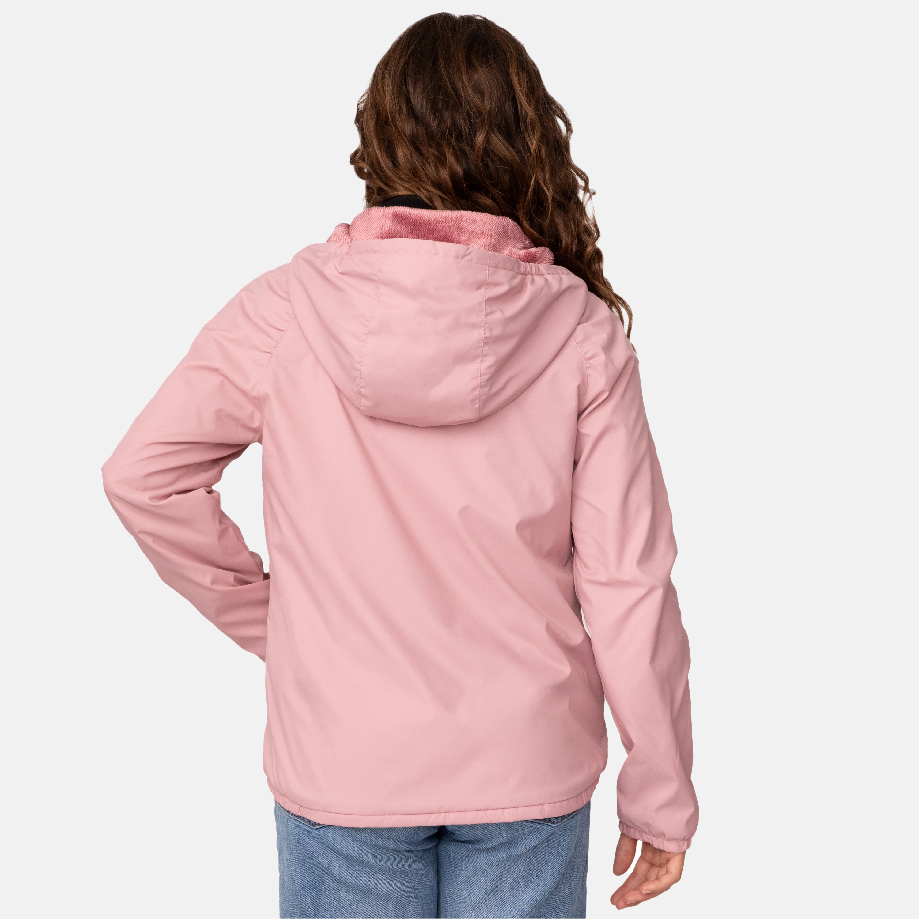フリースジャケット [WACKYWILLY] Women's Pattern Searing Zip-Up Jacket - 2 COLOR Full Zip Hoodie | Women's Double Zip Hoodie | WISKII Active