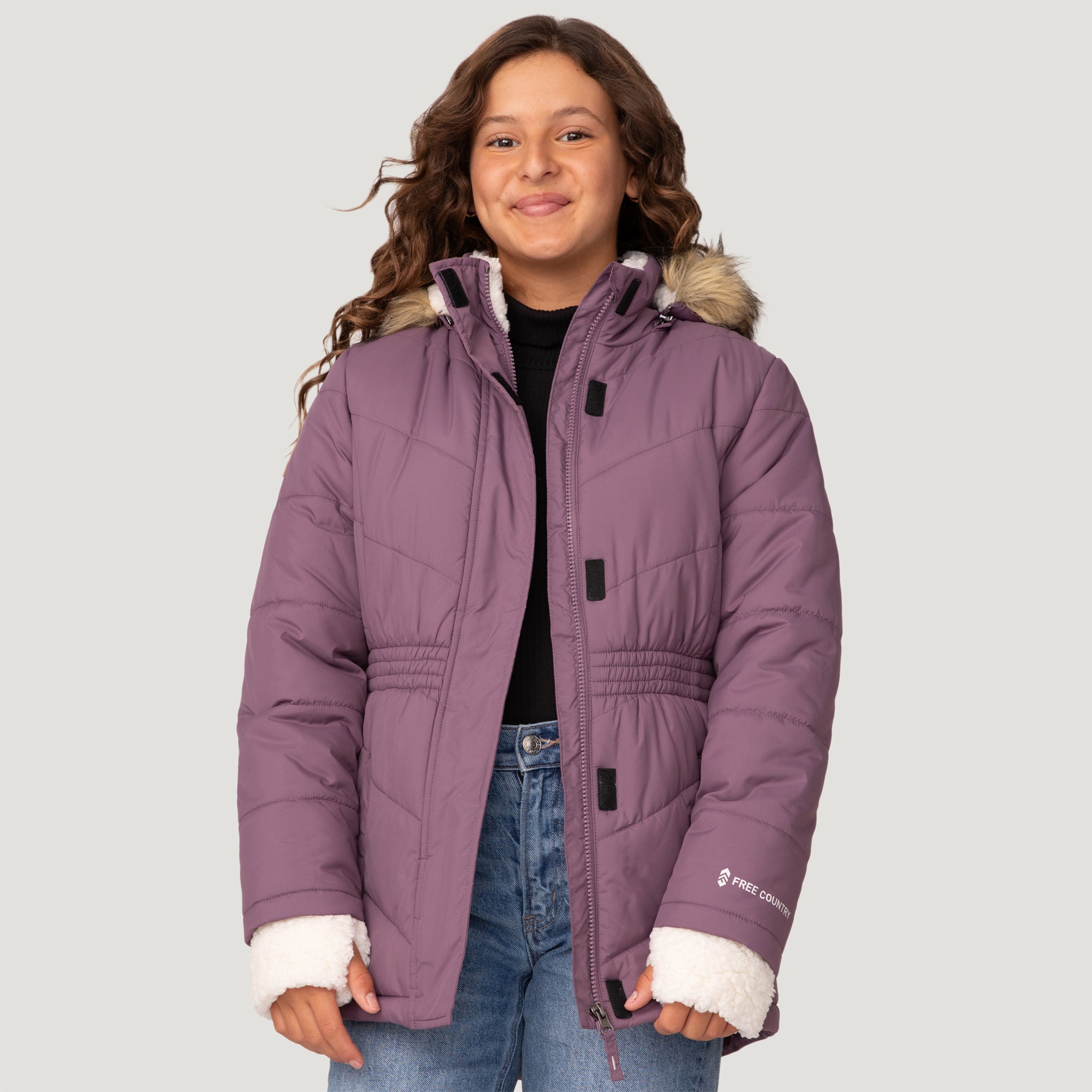 Free country womens puffer jacket hotsell