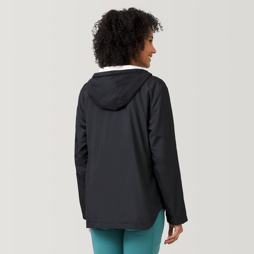 [Victoria is 5'11" wearing a size Small] Women's Windshear Jacket - S - Black #color_black