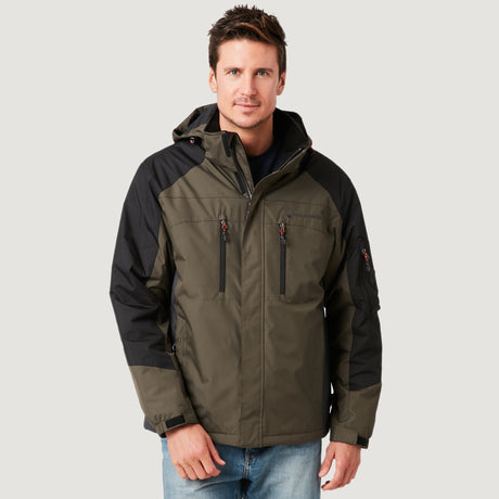 Men's Big and Tall Crest Rip Stop Jacket