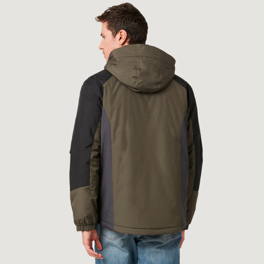 Men's Big and Tall Crest Rip Stop Jacket