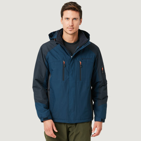 Men's Big and Tall Crest Rip Stop Jacket