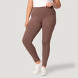 [Model is wearing a size 1X.] Women's Plus Size Trail 2 Town Legging - 1X - Toffee #color_toffee