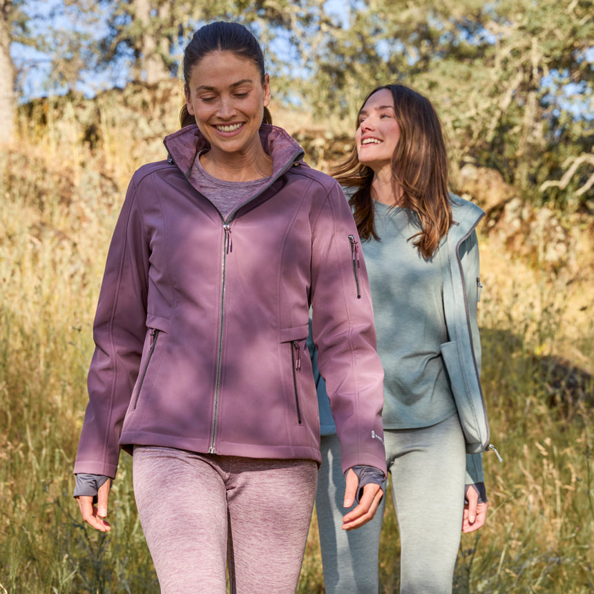 Women's Aeris II Super Softshell® Jacket - S - Plumberry - #color_plumberry - Willow - #color_willow