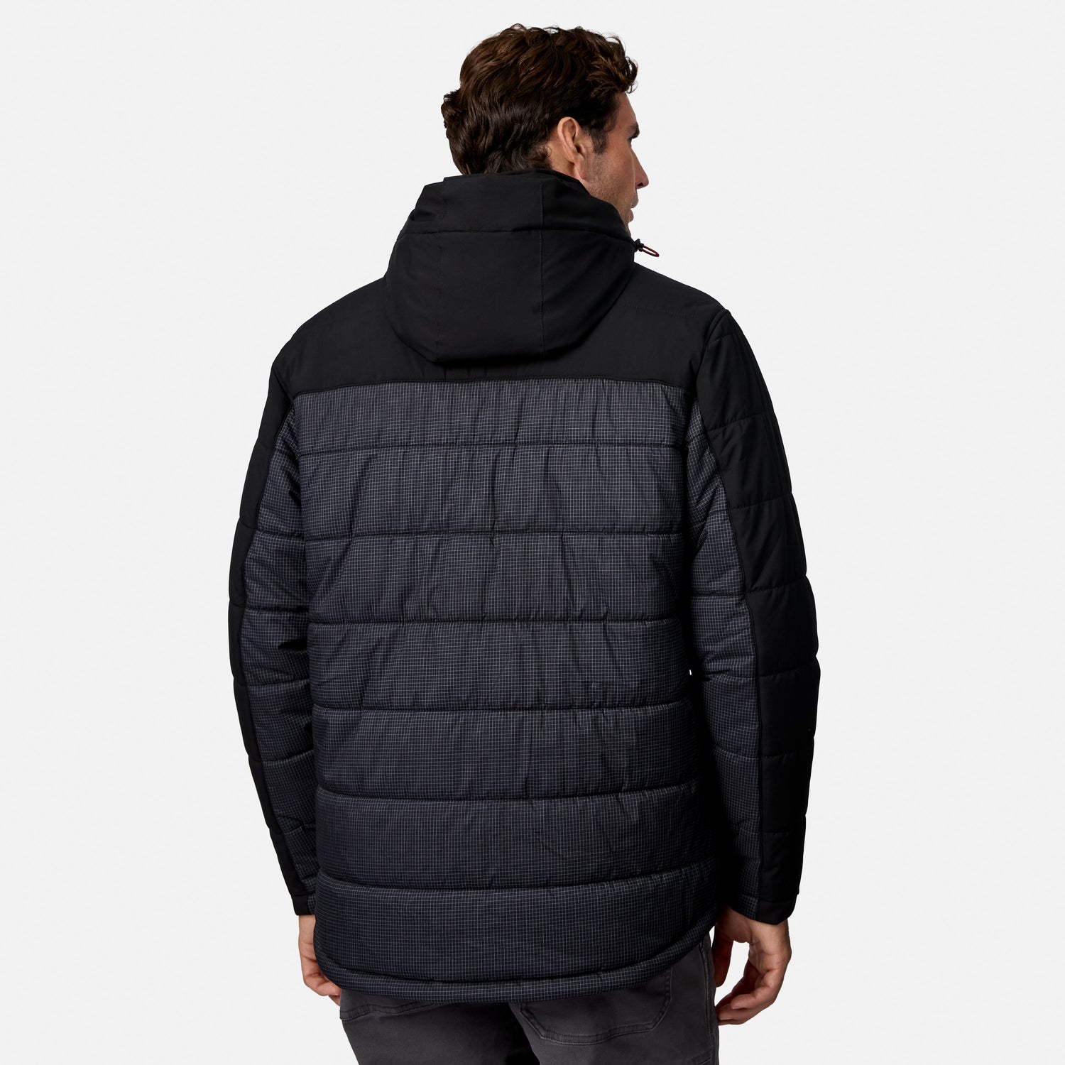 Men's Traverse Stretch Mixed Media Puffer Jacket