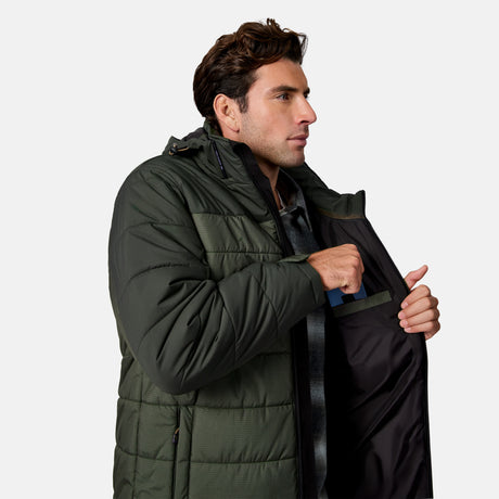 Men's Traverse Stretch Mixed Media Puffer Jacket