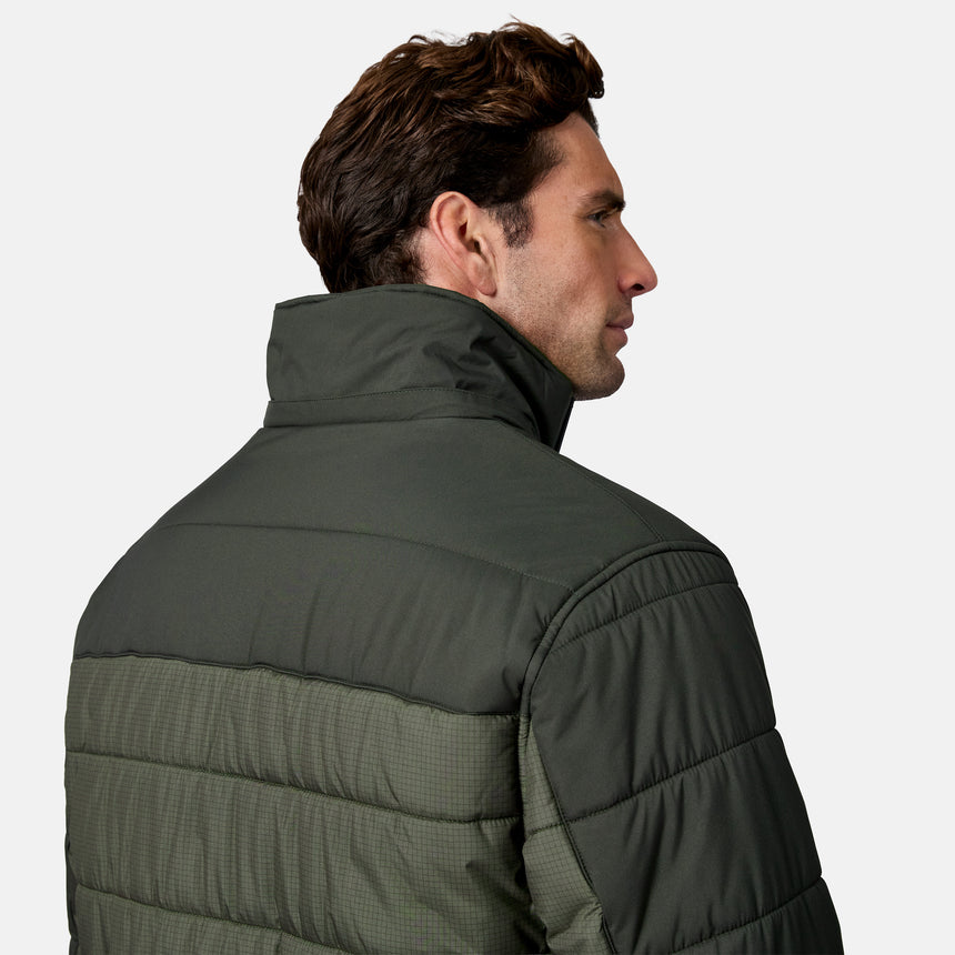 Men's Traverse Stretch Mixed Media Puffer Jacket