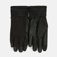 Black Aquarius Men’s Super Softshell® Gloves featuring Thinsulate insulation, textured palm panels, and reinforced fingertips.