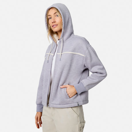 Women's Luxe+ Sherpa Lined Zip Up Hoodie