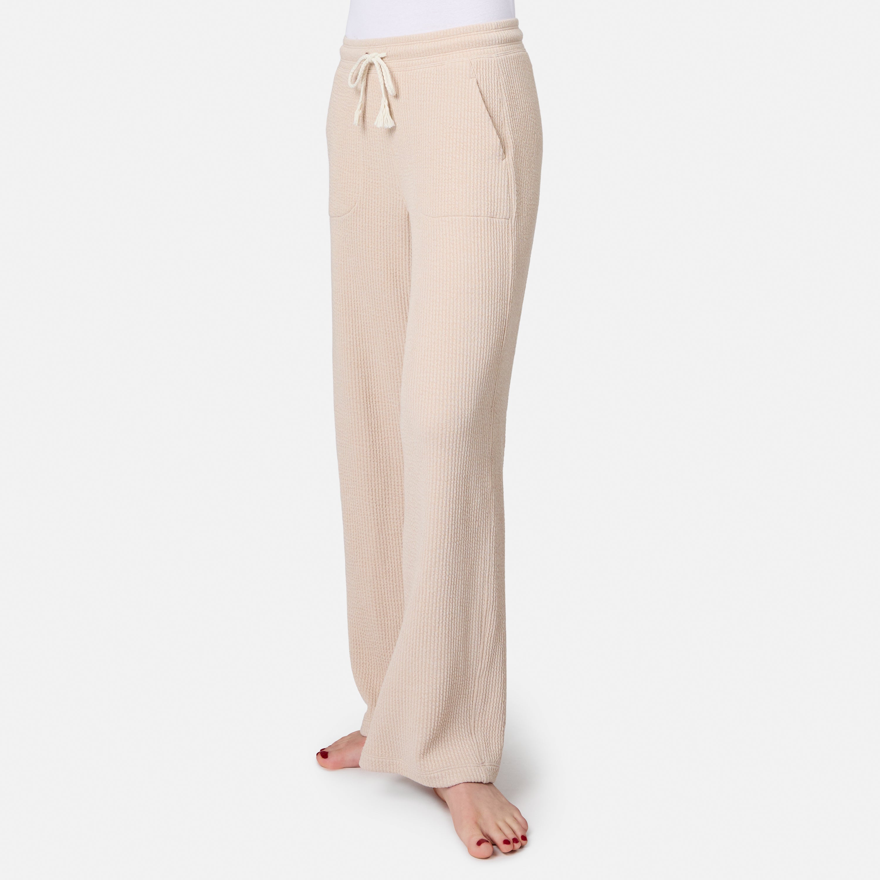Women's Ripple Knit Long Wide Leg Pant – Free Country