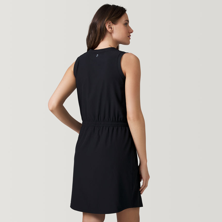 [Emily is 5’9” wearing a size Small.] Women's Trail to Town Dress - S - Black #color_black