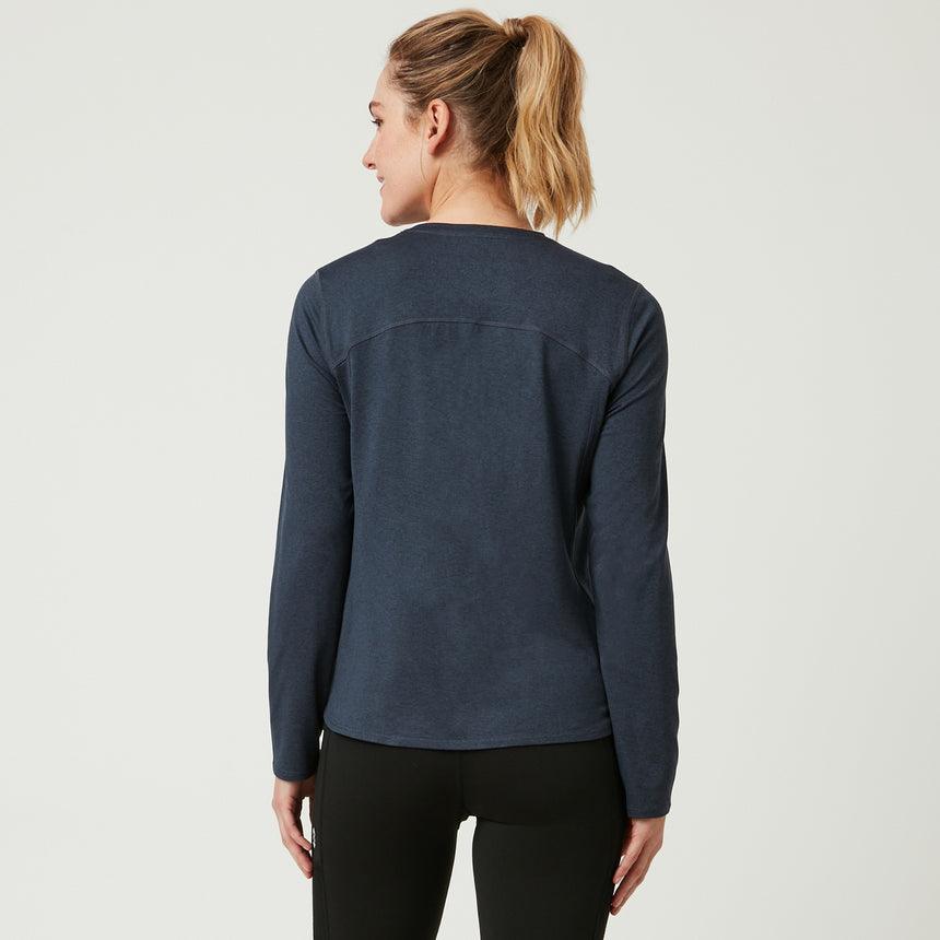 Women's FreeCycle® All Day Crew Neck - S - Charcoal #color_charcoal