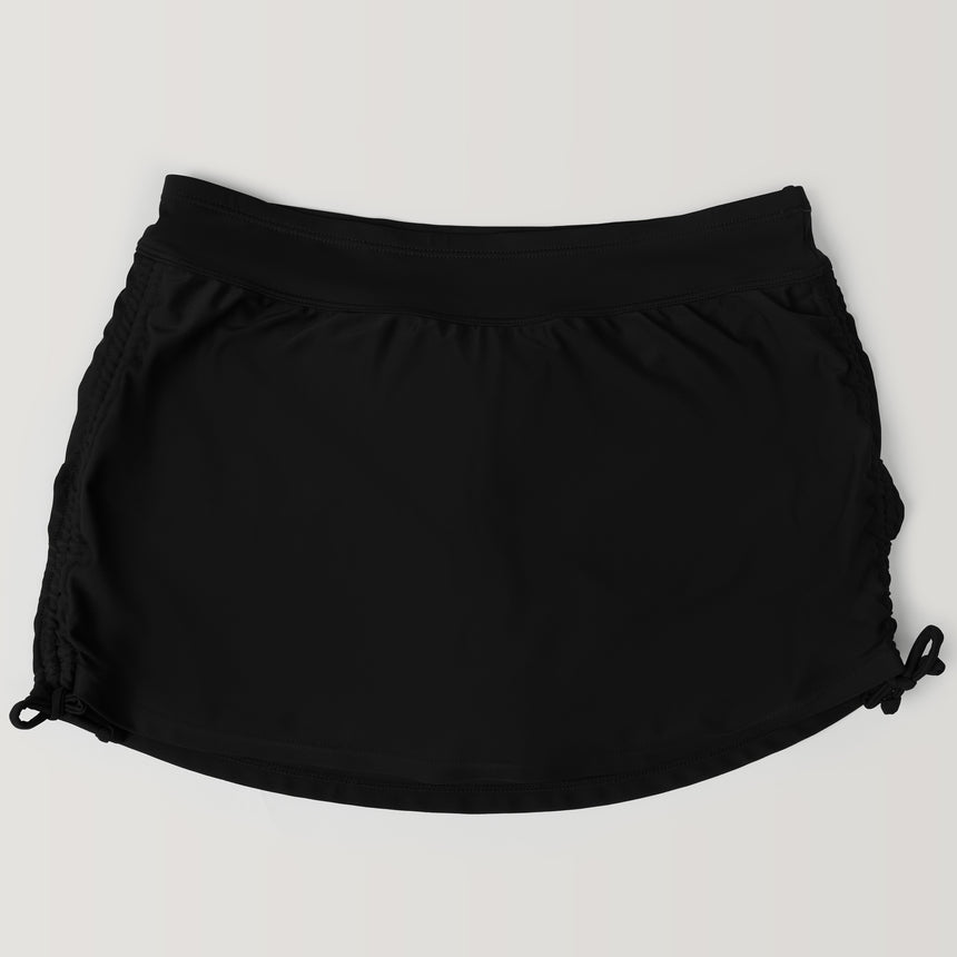 Women's Side Shirred Swim Skirt