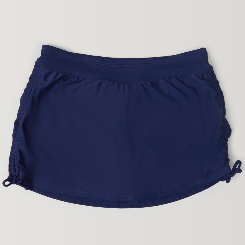 Women's Side Shirred Swim Skirt
