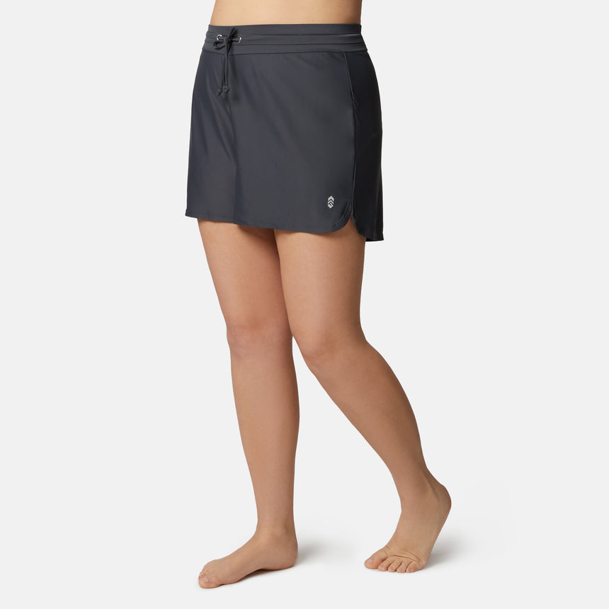 Women's Plus Size Drawstring Swim Short