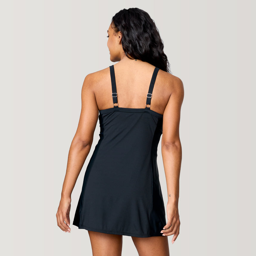 Women's Swim Dress with Built-in Biker Short