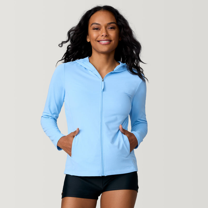 Women's SunFree Full Zip UPF Sunshirt