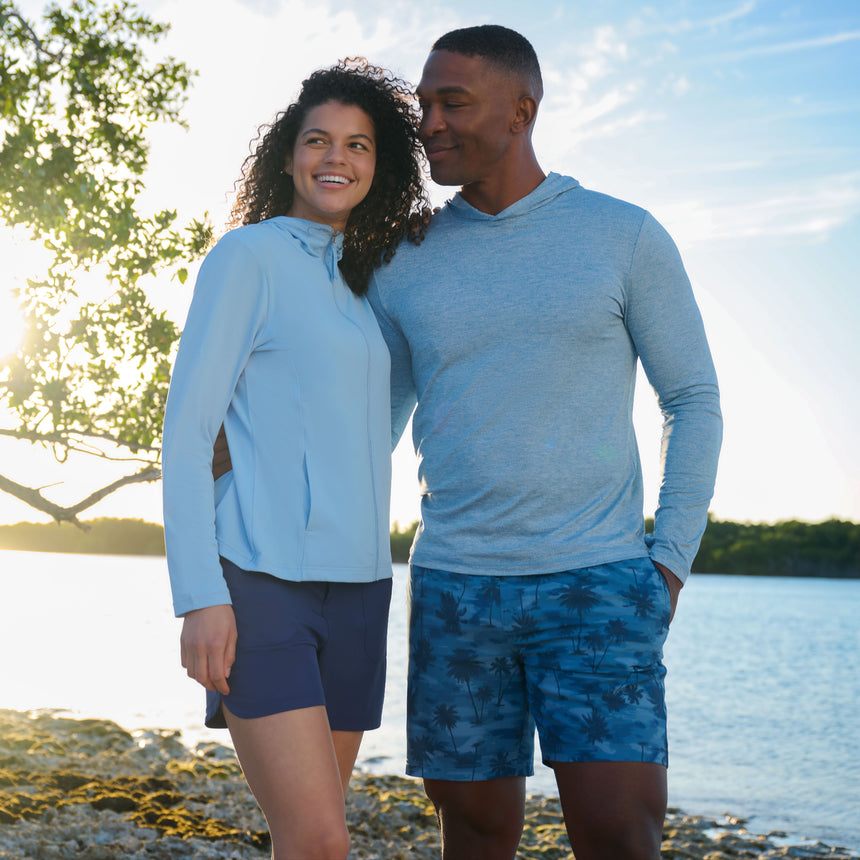 Men's Textured SunFree UPF Hoodie