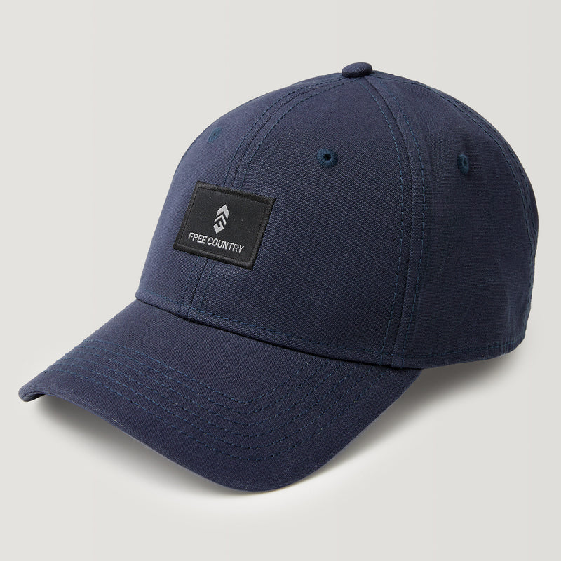 Free Country Six Panel Cotton Canvas Hat - Deep Sea 