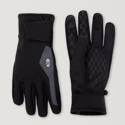 Men's Stretch Softshell Glove - Black #color_black
