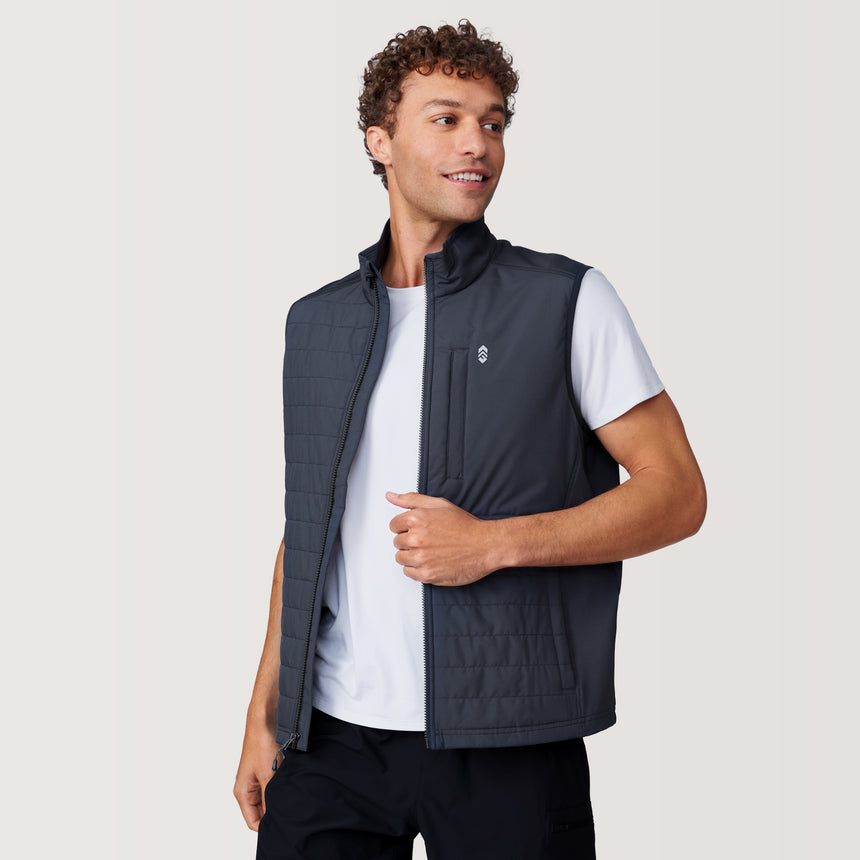 Men's High Stretch Full Zip Vest