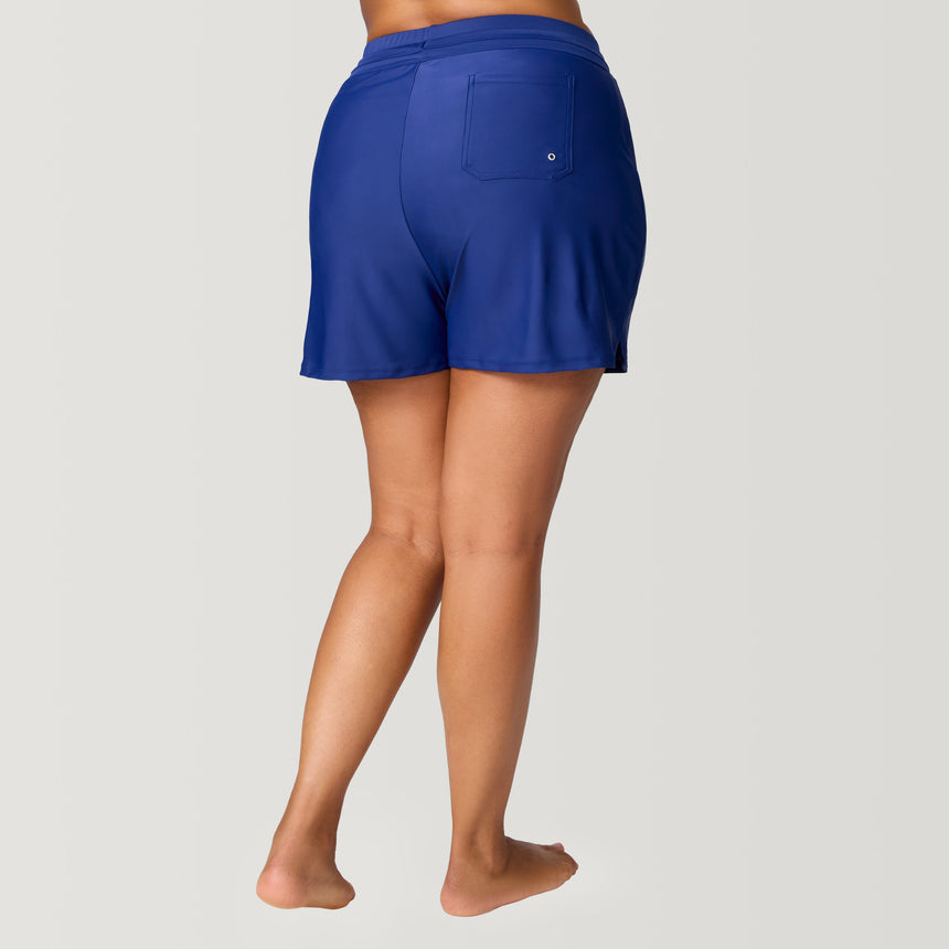 Women's Plus Size Drawstring Swim Short