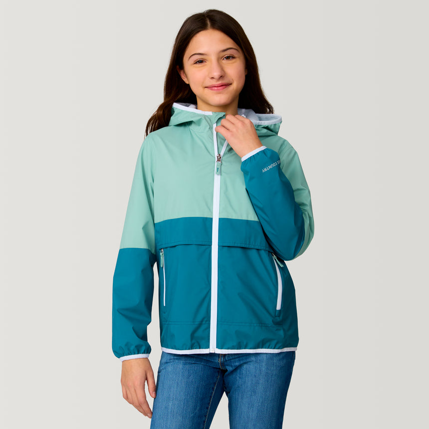 Girls' Easy Hiking Windshear Jacket