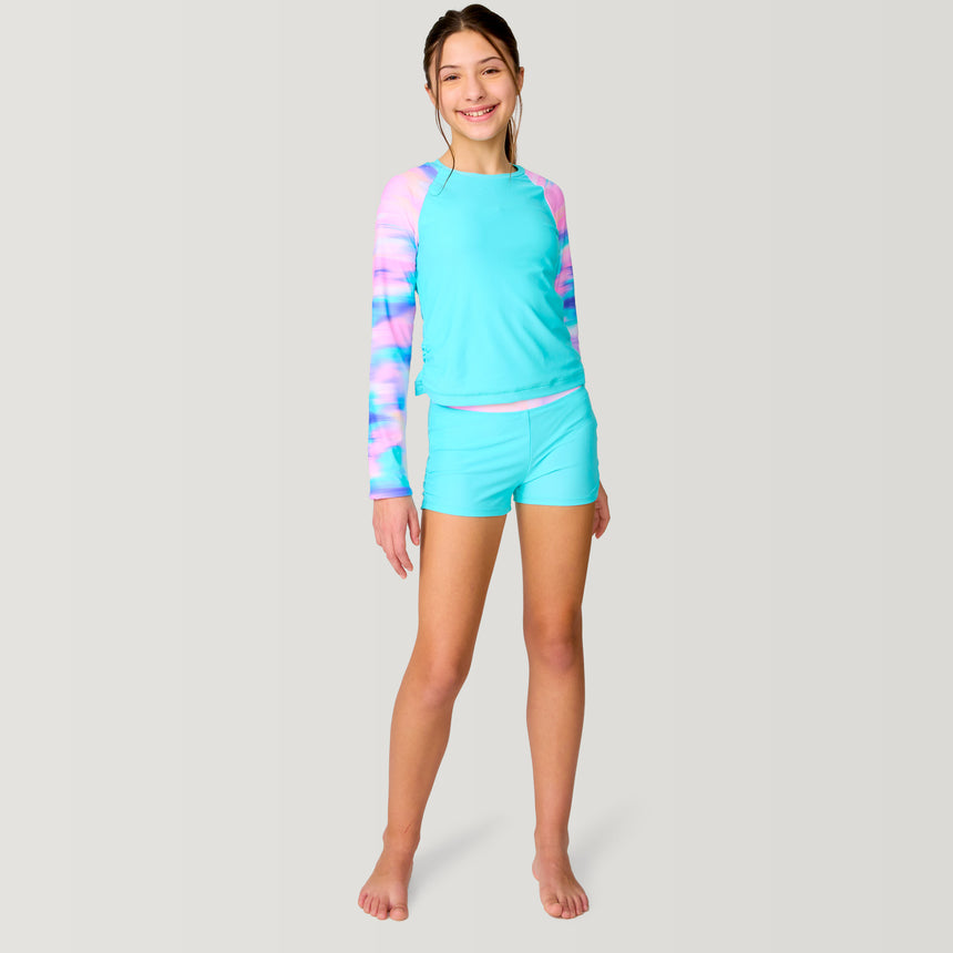 Girls' Dreamy Drift Rash Guard Swim Set