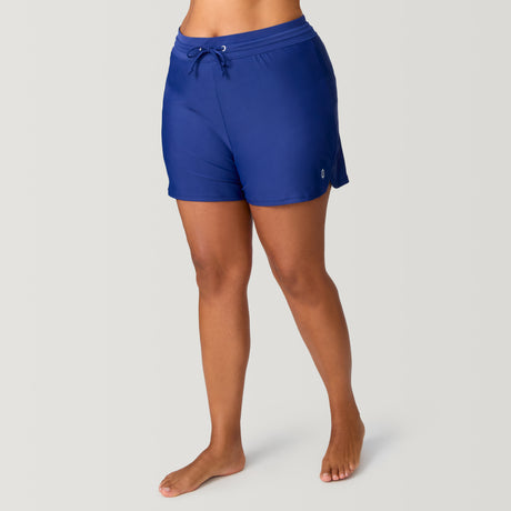 Women's Plus Size Drawstring Swim Short