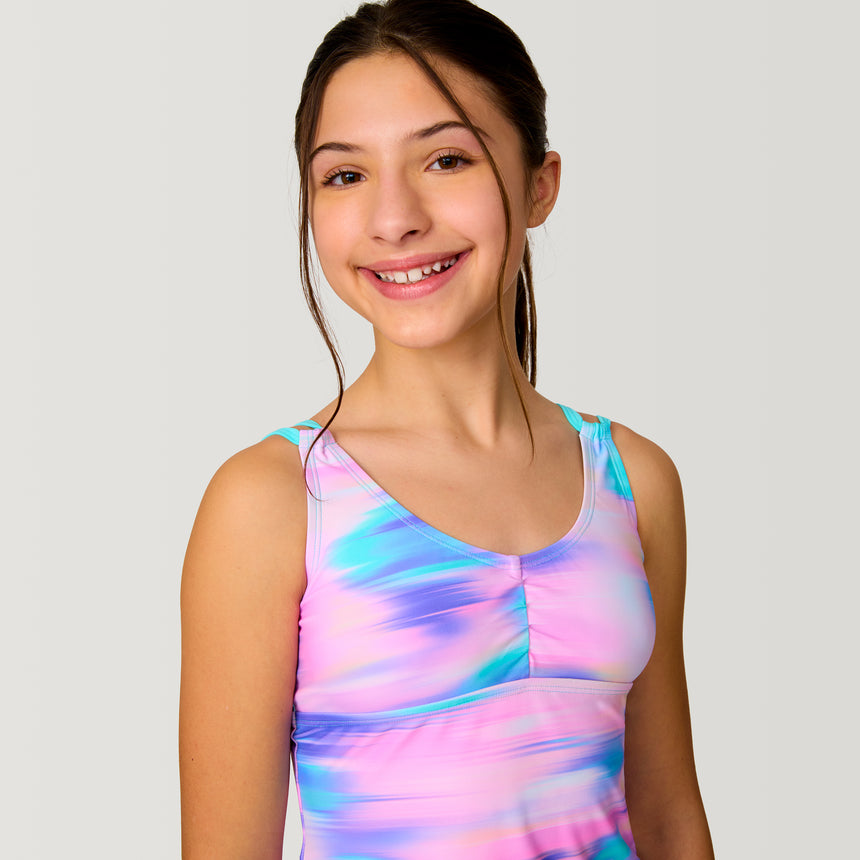 Girls' Dreamy Drift Tankini Swim Set