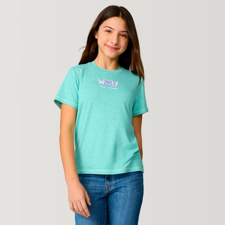 Girls' Microtech® Graphic Crew Neck Shirt