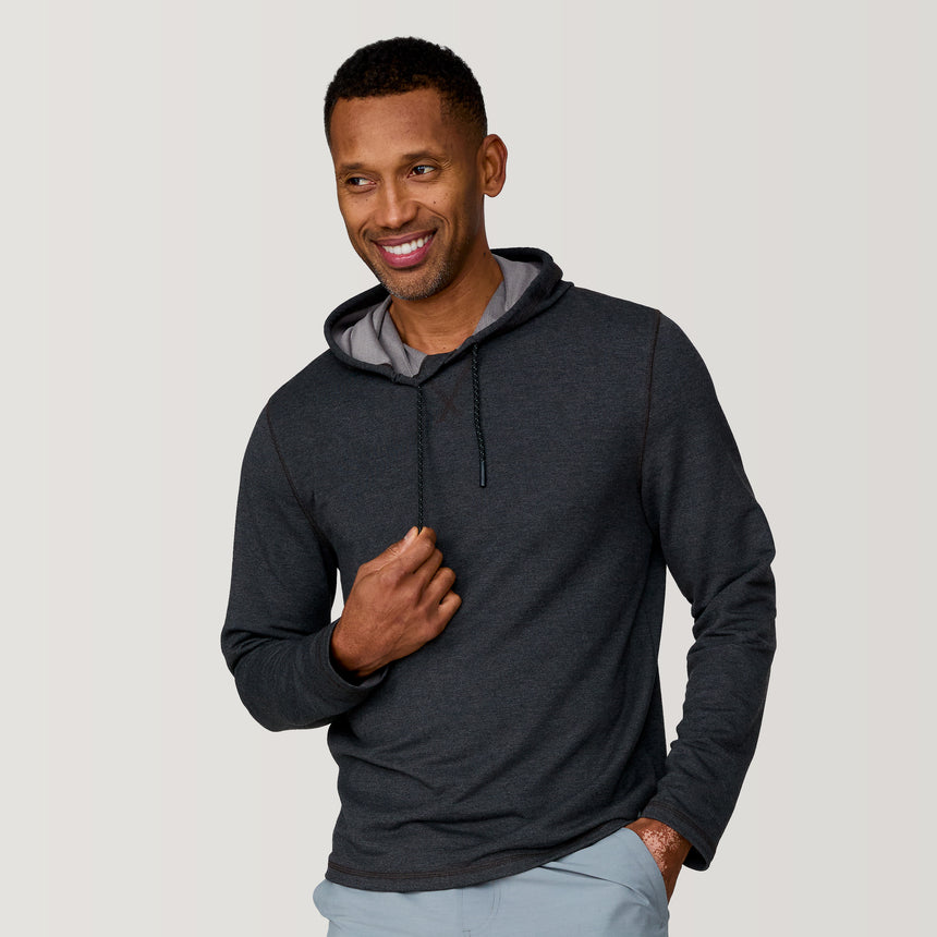 Men's Heather Terry Hoodie