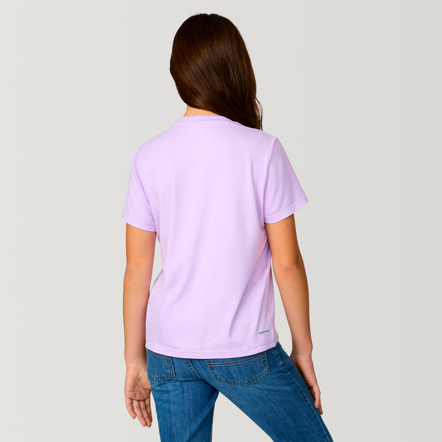 Girls' Microtech® Crew Neck Shirt