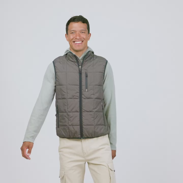 Men's Maple Creek IV Box Quilted Puffer Vest – Free Country