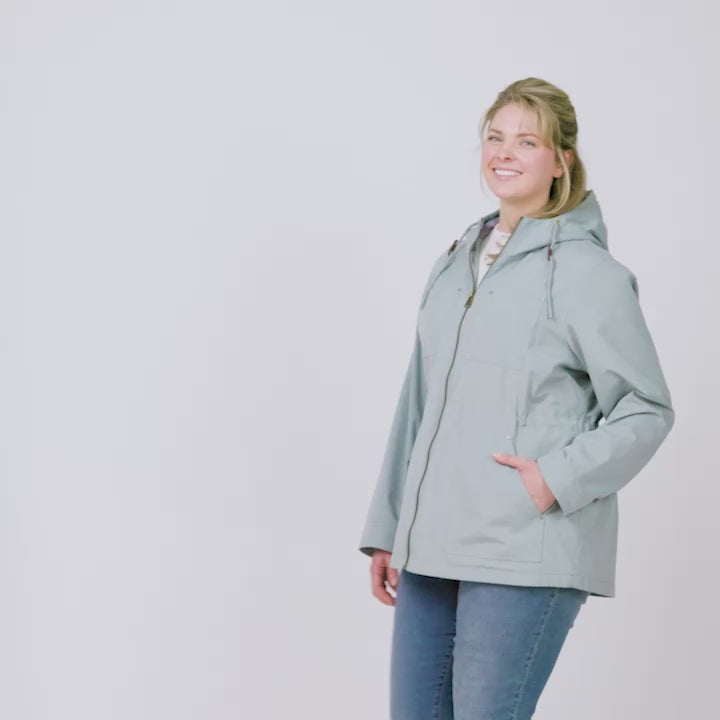 Women's Plus Size Lightweight Cascade Canvas Jacket