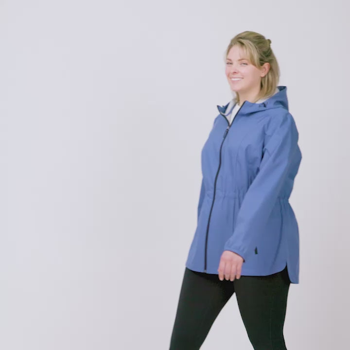 Women's Plus Size X2O Long Rain Jacket