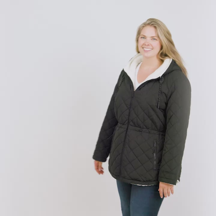 Women's Plus Size Switch It Up Cloud Lite Reversible Jacket