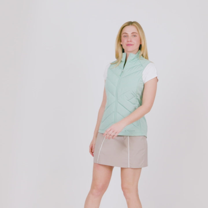 Women's Quilted Hybrid Vest