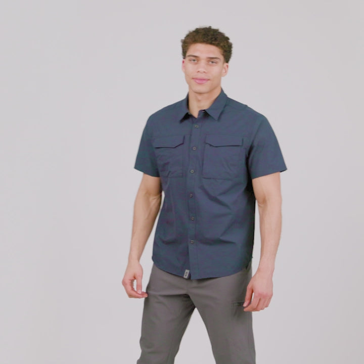Men's Sedona Rip-Stop Short Sleeve Explorer Shirt – Free Country