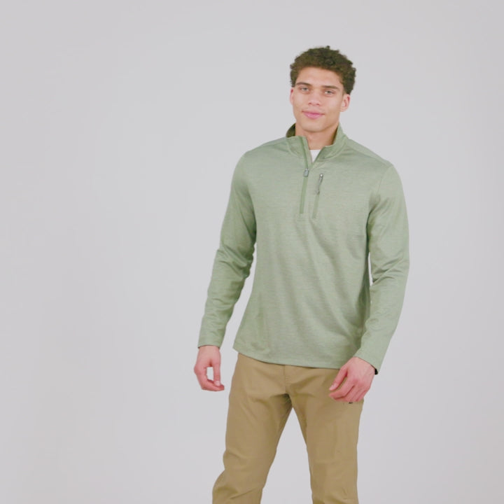 Men's Tech Double Face Quarter Zip Shirt – Free Country