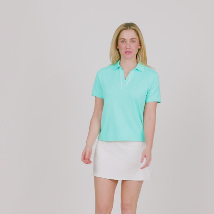 Women's SunFree Polo Top