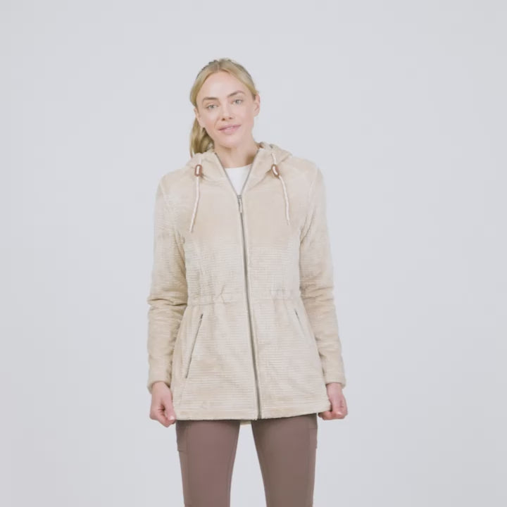 Women's Grid Butter Pile® Anorak Jacket