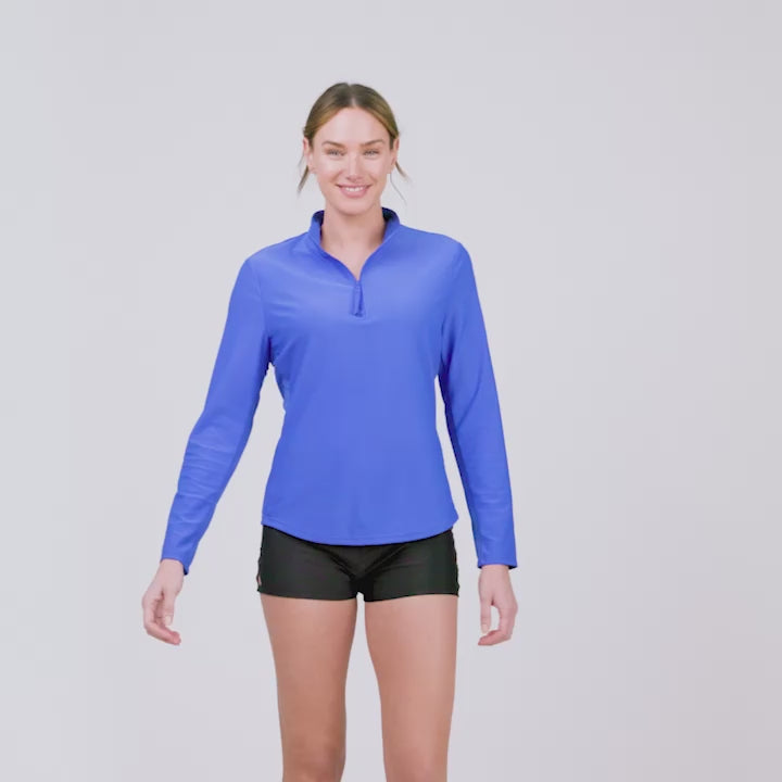 Shop Sun Breeze 1/2 Zip Women's Sunshirt | Free Country