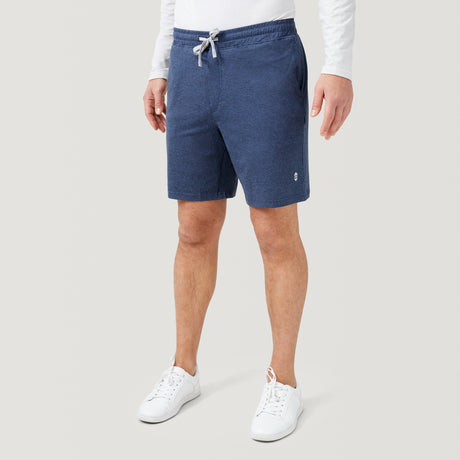 Men's Lightweight Sueded Shorts - Navy - M #color_navy
